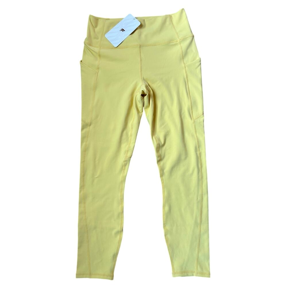 Fabletics Oasis PureLuxe High-Waisted 7/8 Legging in Yellow Size M